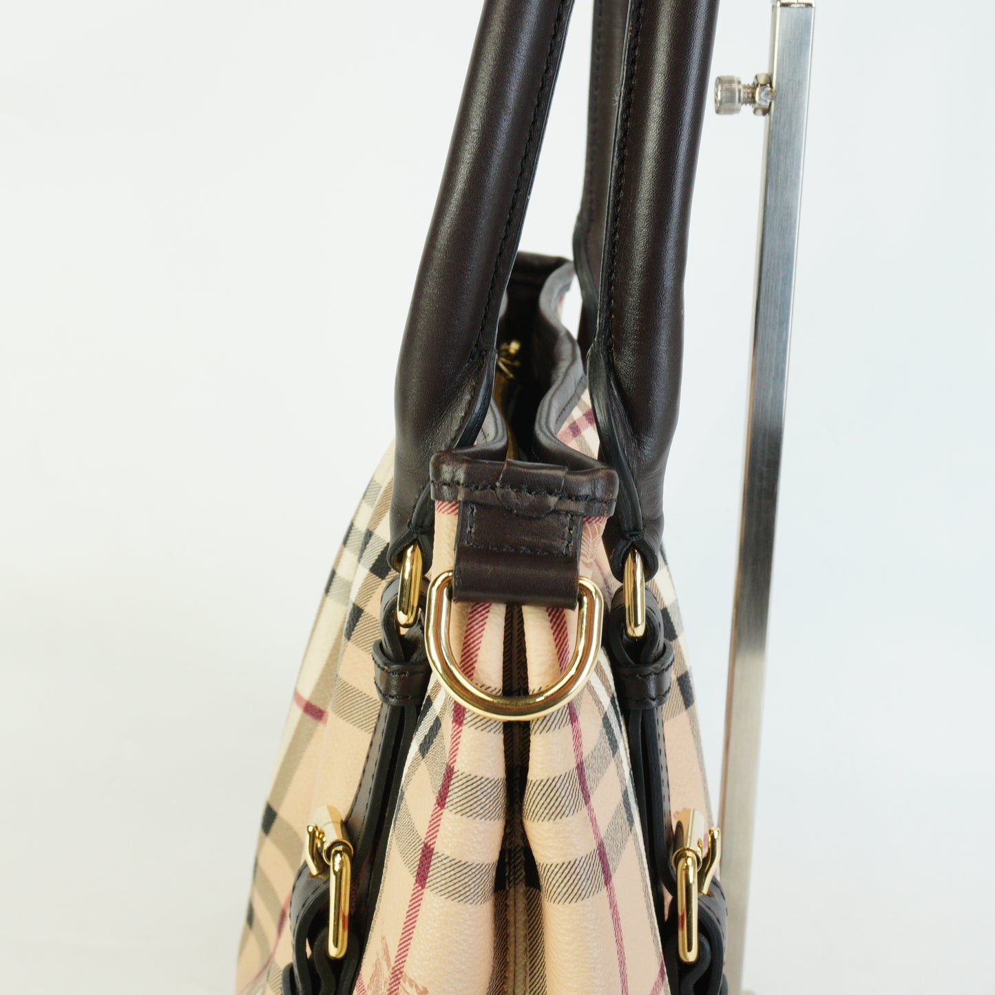 Burberry	Haymarket Check Northfield GHW Medium