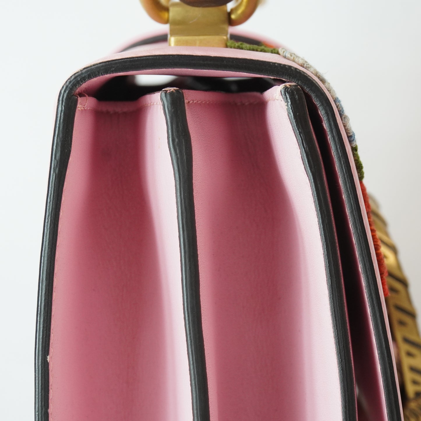 Gucci Embroided Dionysus Bamboo Handle