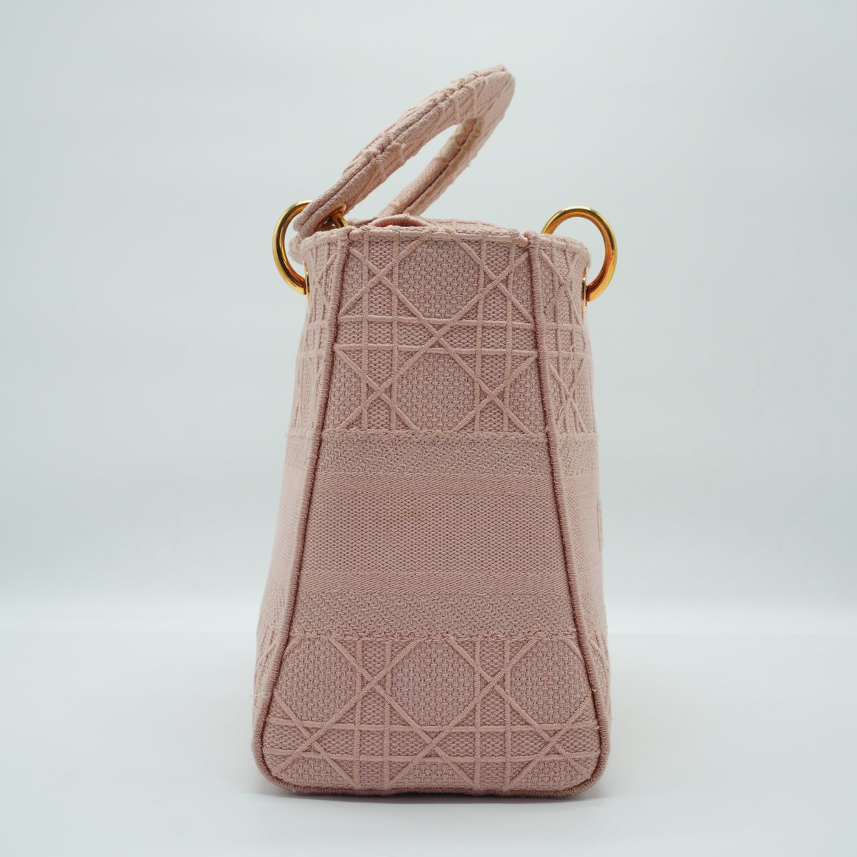 Dior	Lady D Lite Cannage Flap Bag GHW Small