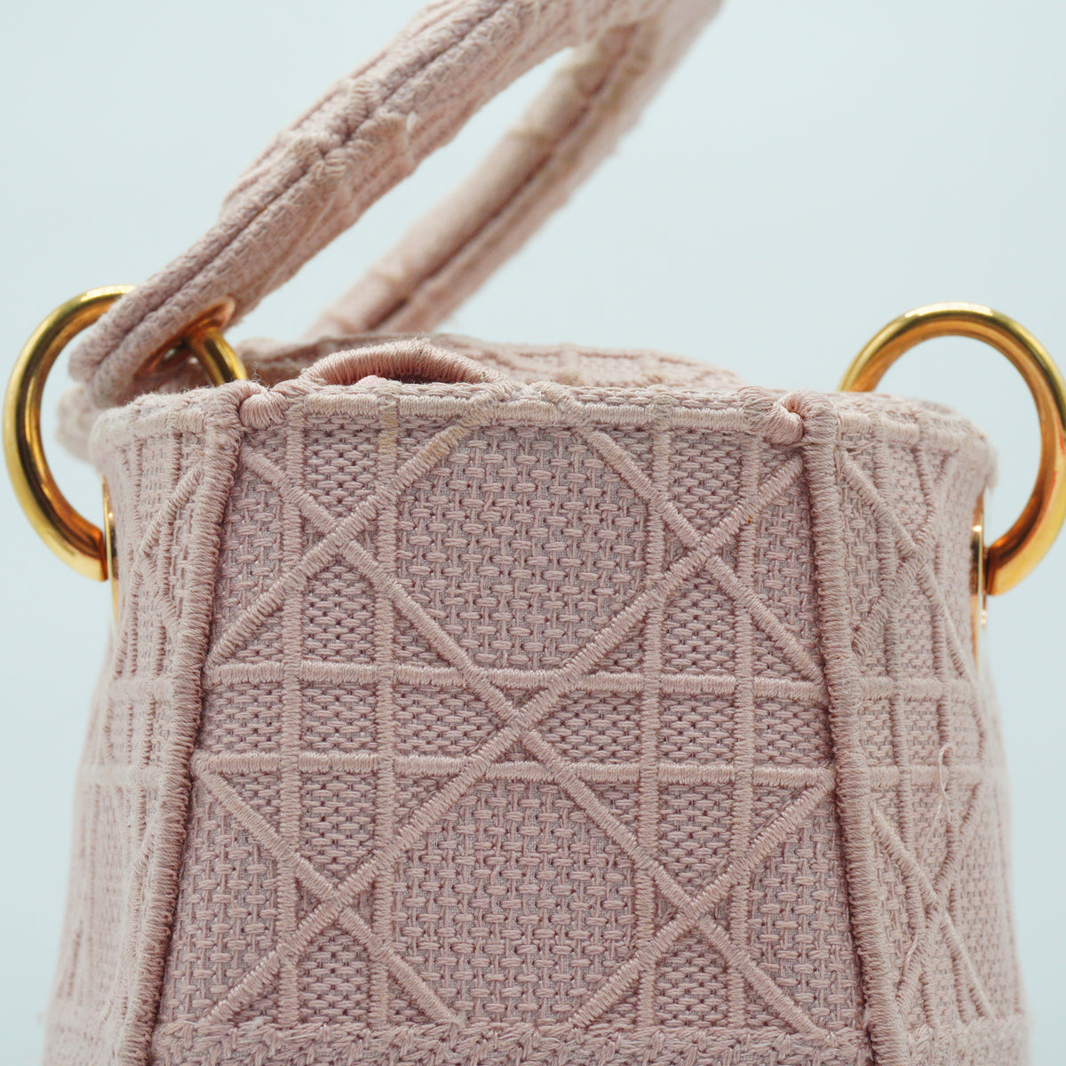 Dior	Lady D Lite Cannage Flap Bag GHW Small