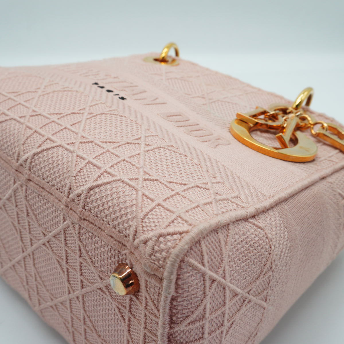 Dior	Lady D Lite Cannage Flap Bag GHW Small