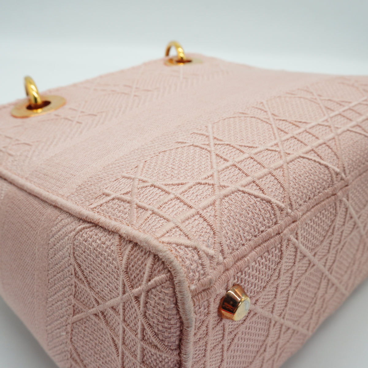 Dior	Lady D Lite Cannage Flap Bag GHW Small