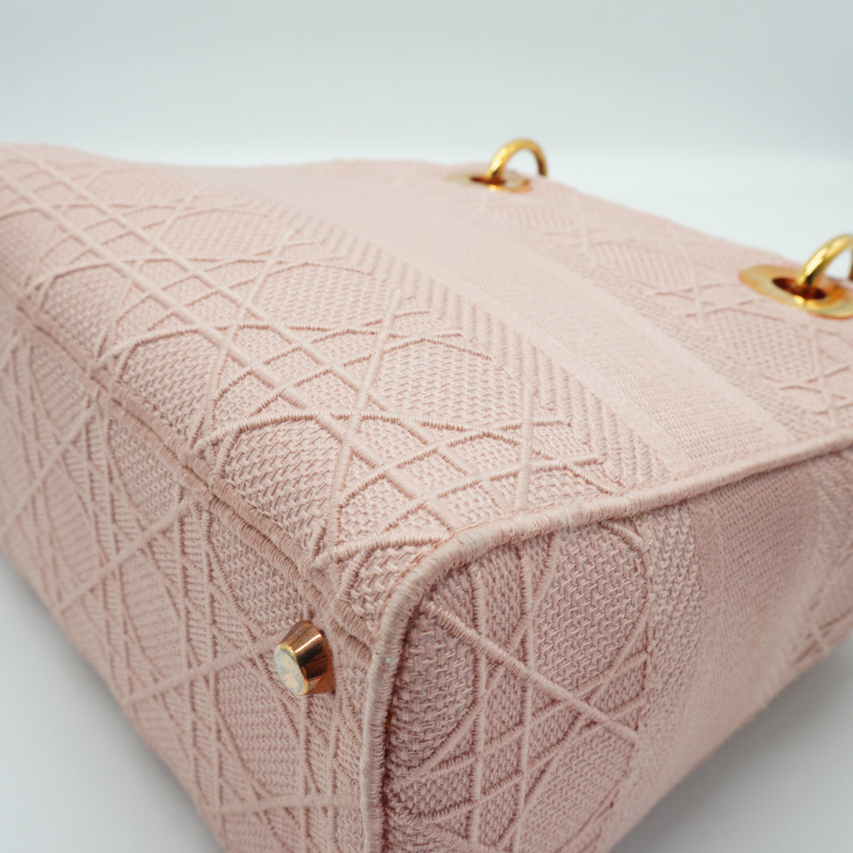 Dior	Lady D Lite Cannage Flap Bag GHW Small