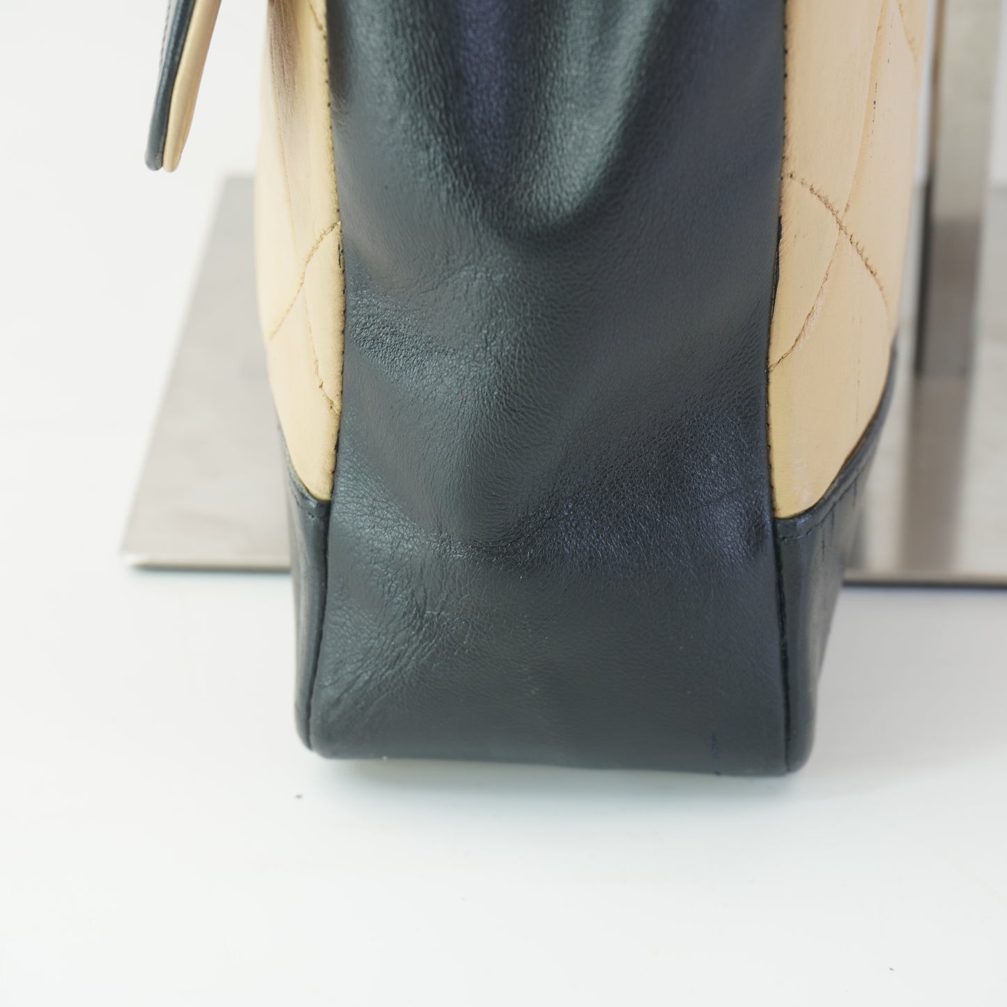 Chanel Bi-color Flap Beige