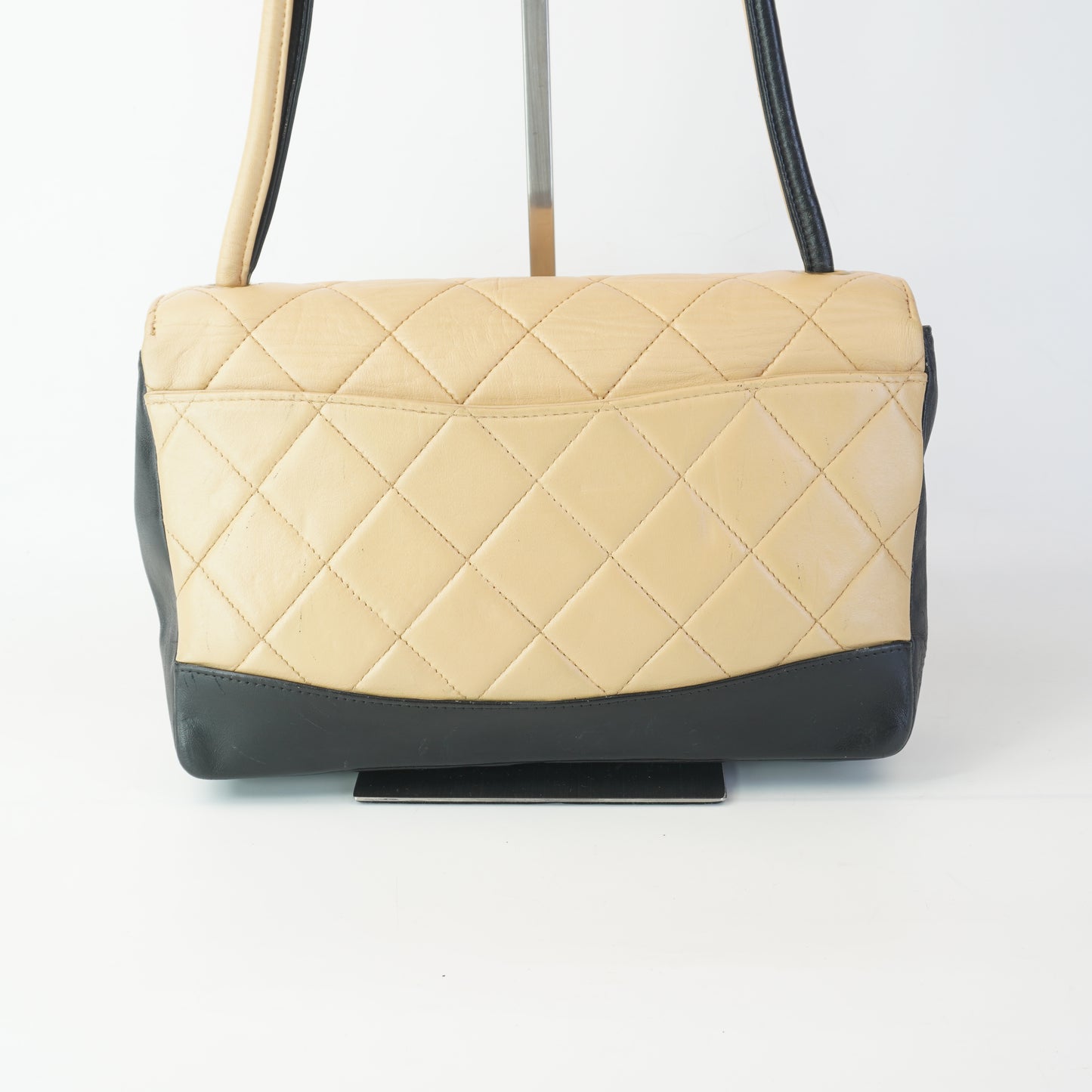 Chanel Bi-color Flap Beige