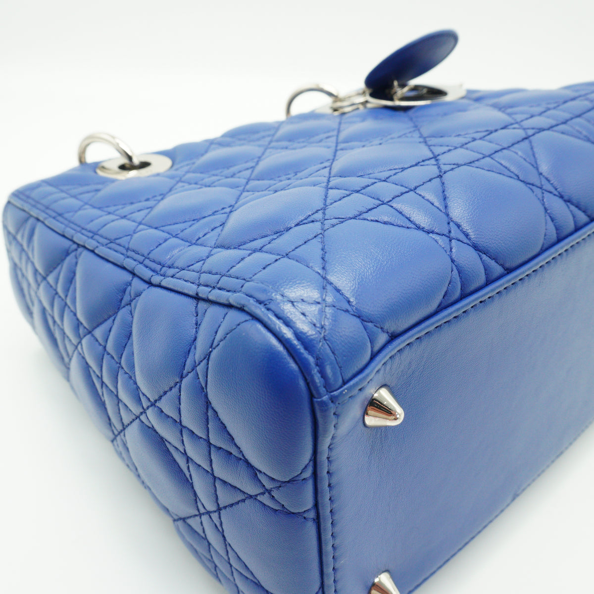 Dior	Lady Dior Blue SHW Small