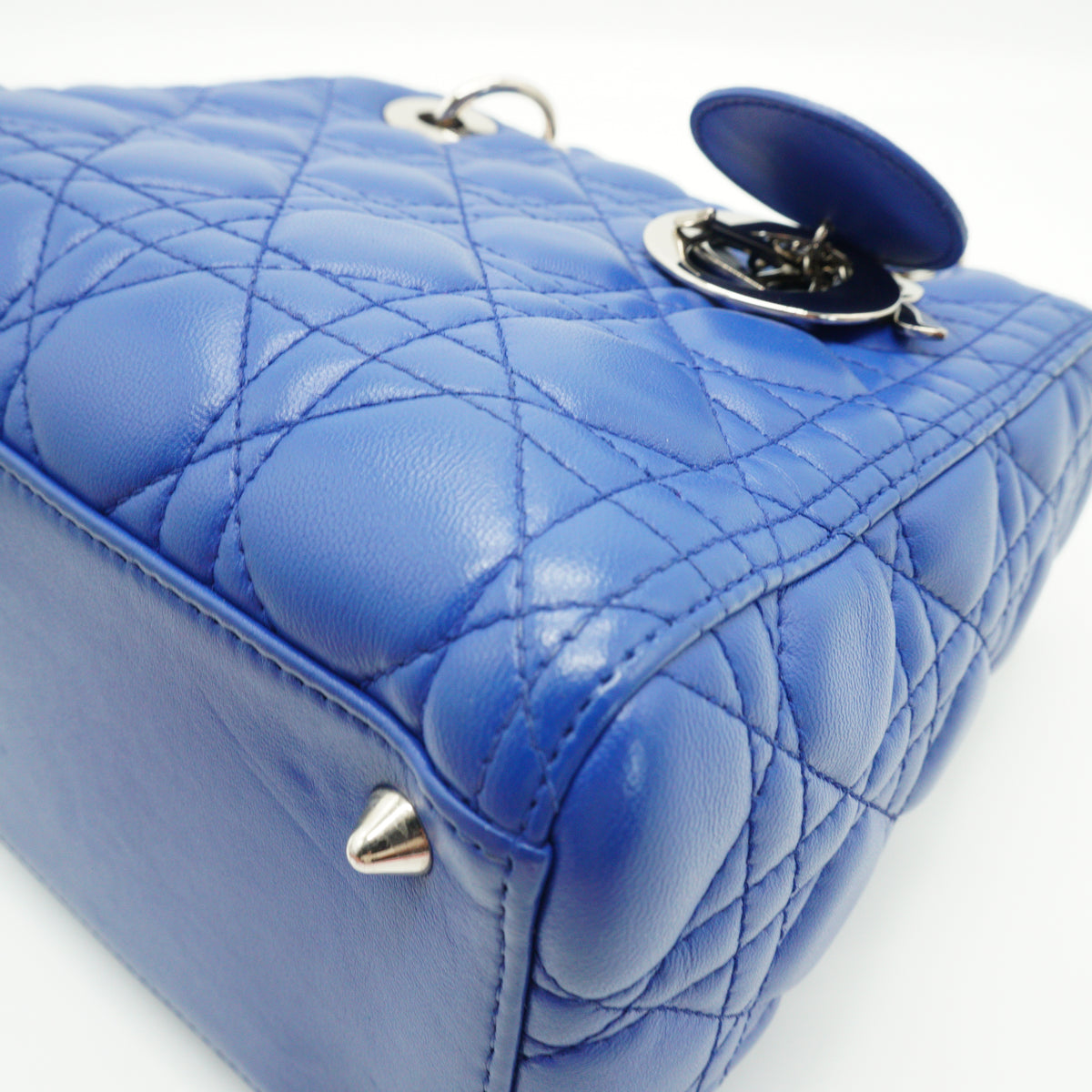 Dior	Lady Dior Blue SHW Small