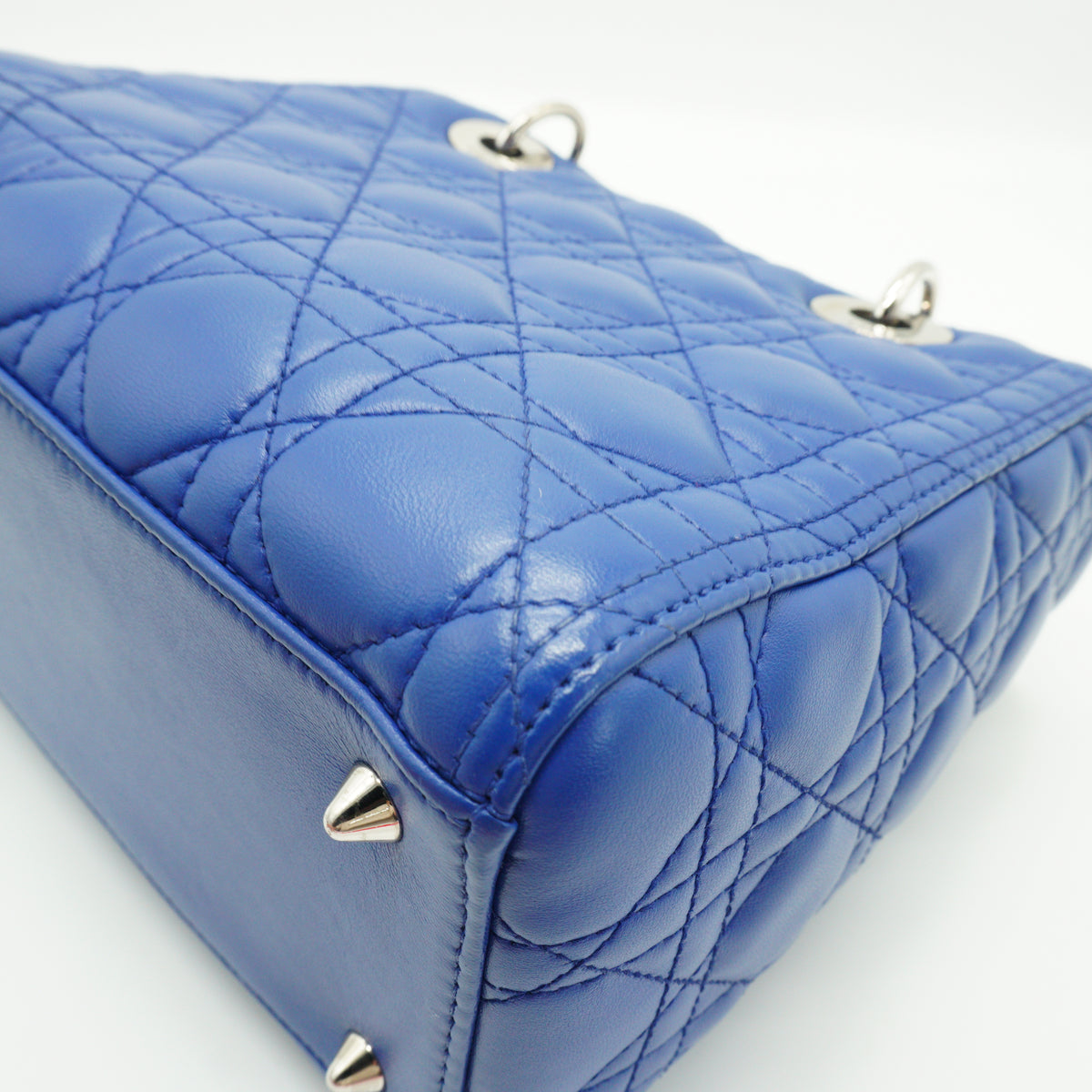 Dior	Lady Dior Blue SHW Small