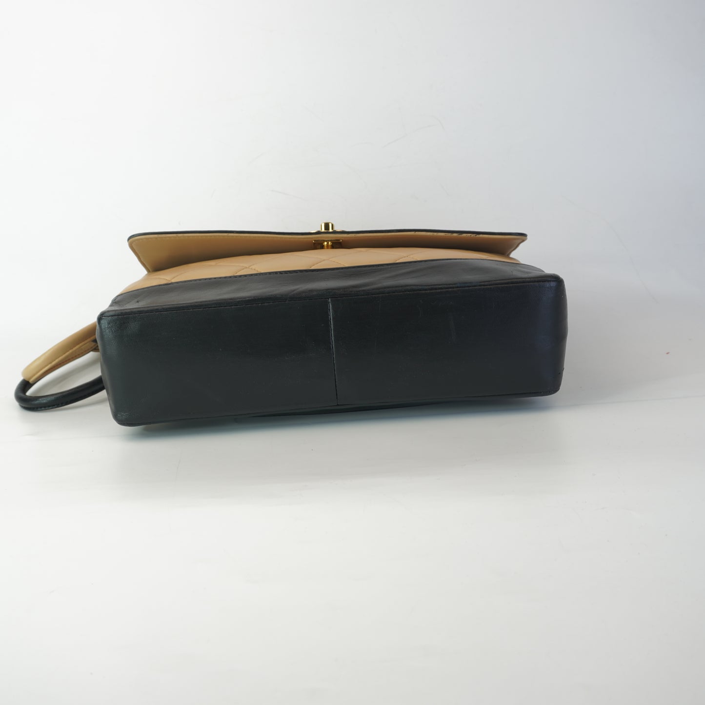 Chanel Bi-color Flap Beige