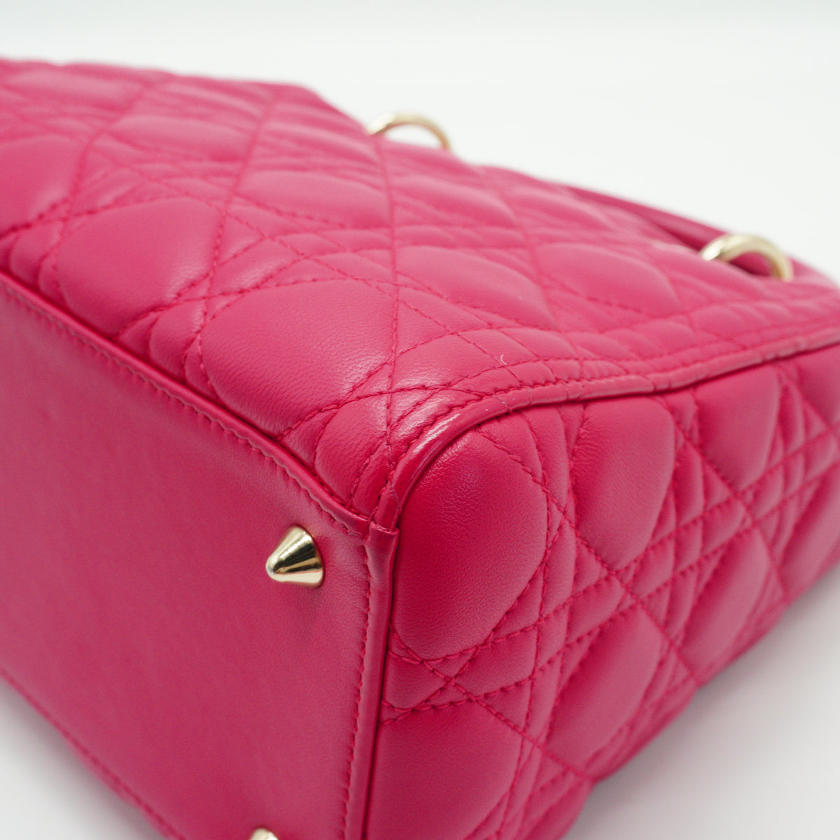 Dior	Lady Dior Vibrant Pink GHW Small