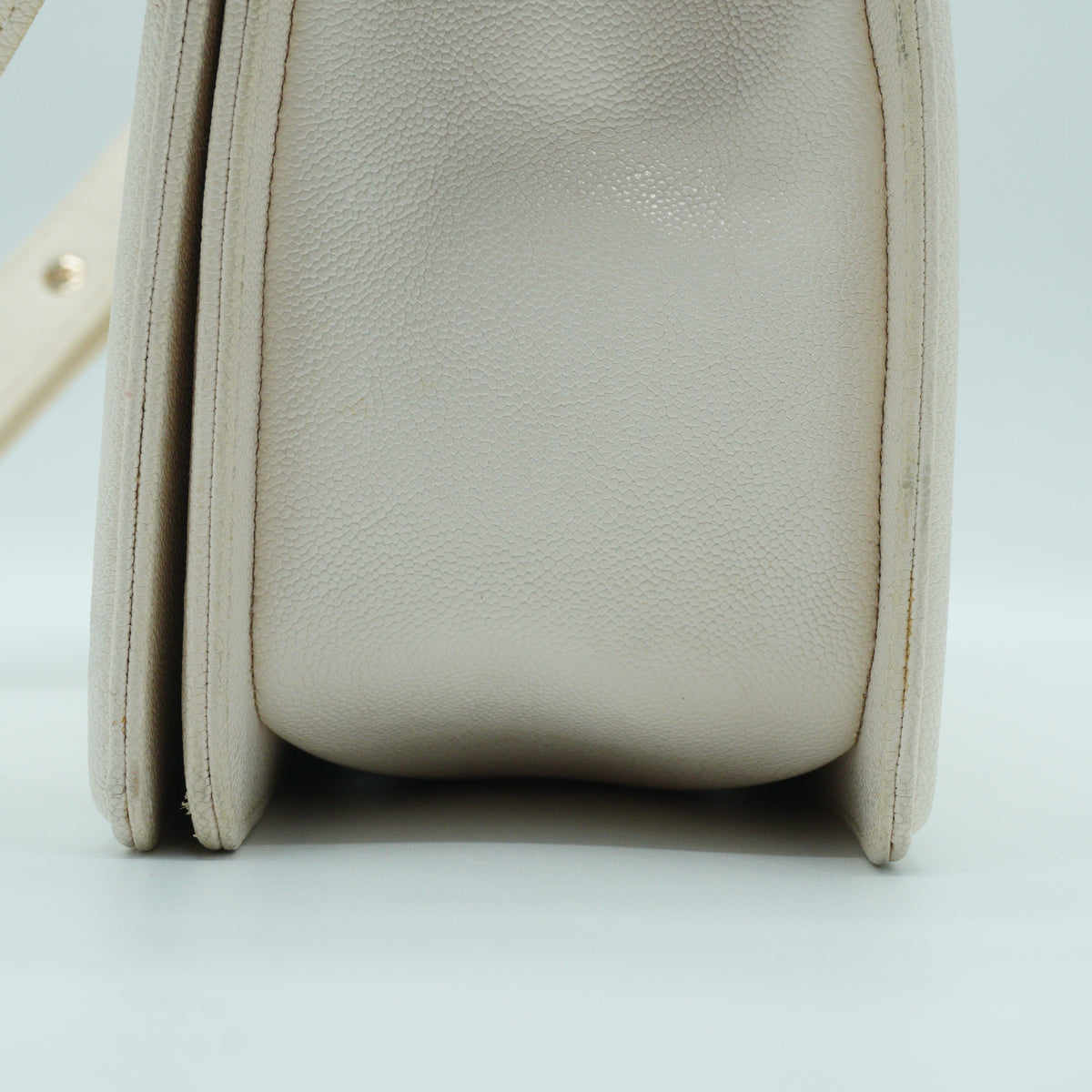 Chanel	Leboy Flap Bag White GHW Small