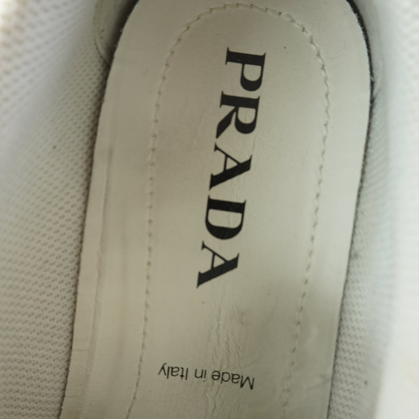 Prada Leather  Sneakers prax