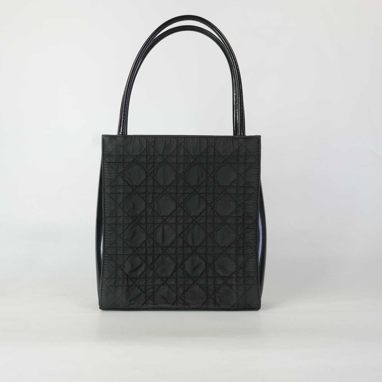 Dior	Cannage Quilted Tote Black