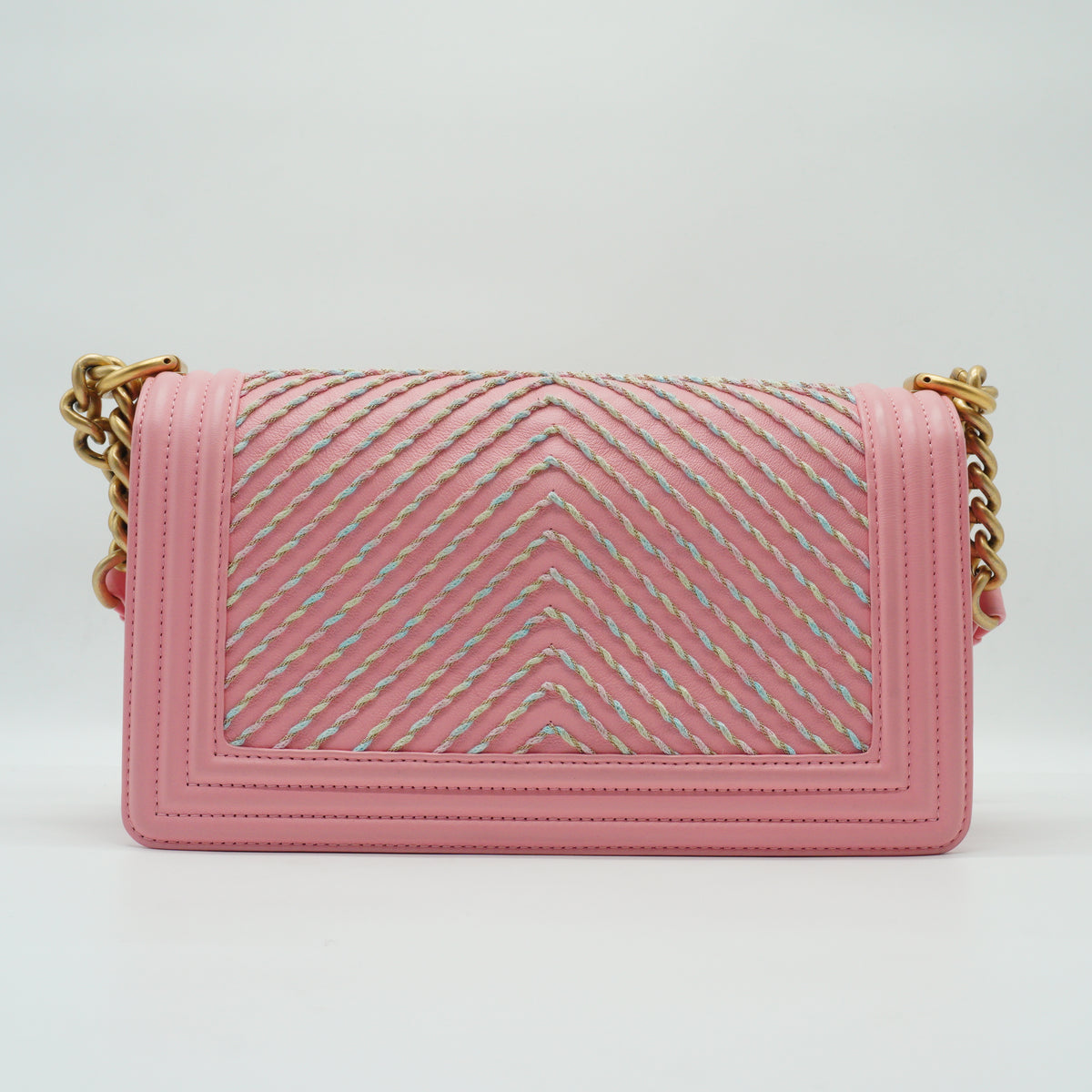 Chanel	Leboy Flap Bag By the Sea Pastel Pink GHW Small