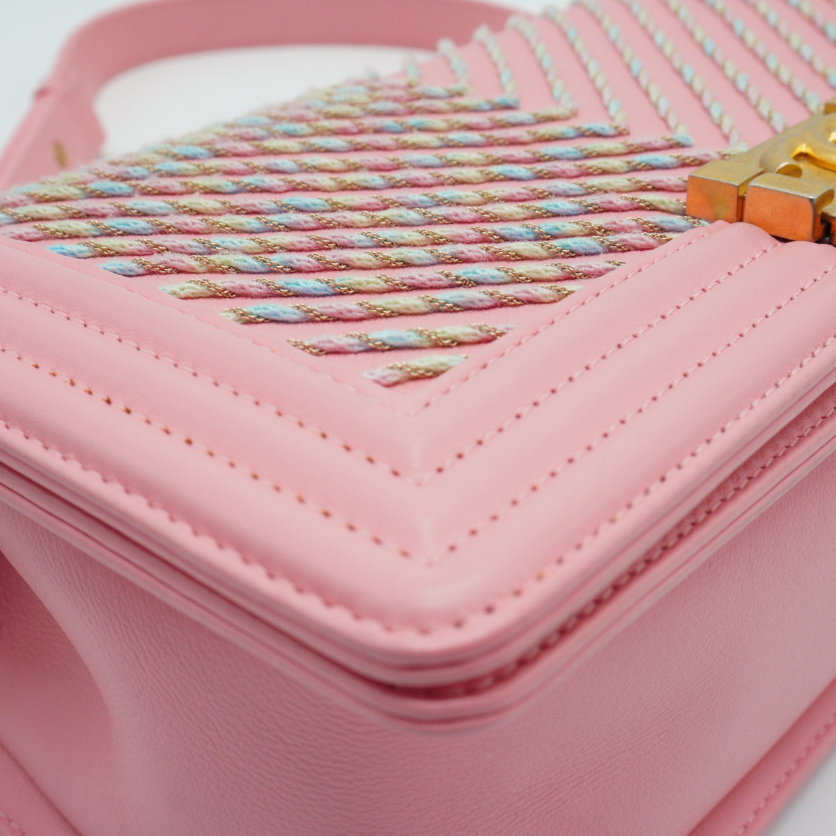 Chanel	Leboy Flap Bag By the Sea Pastel Pink GHW Small