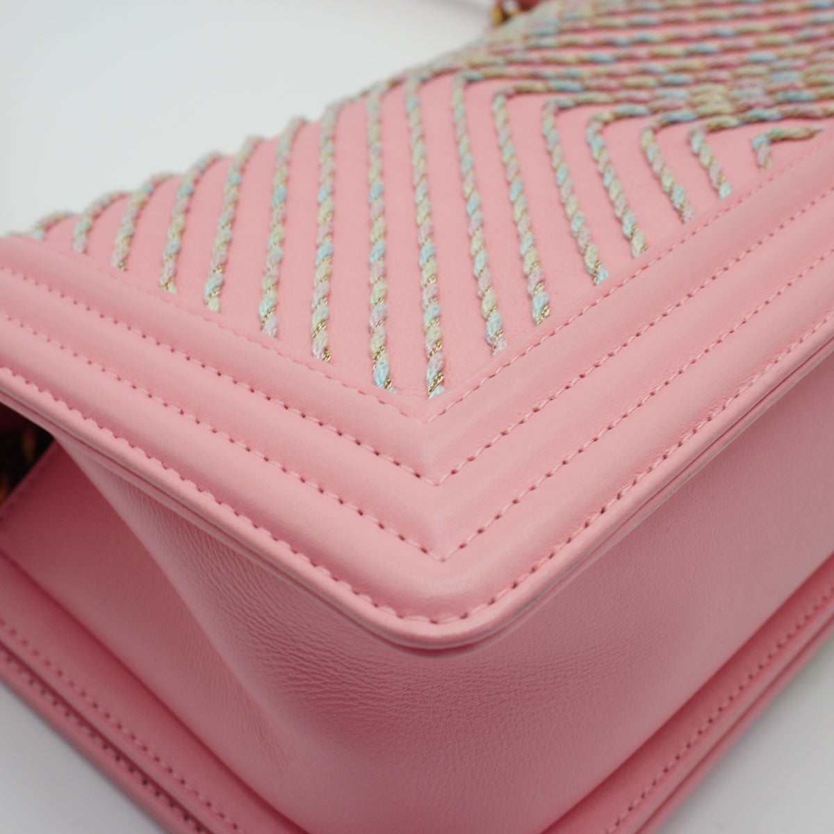 Chanel	Leboy Flap Bag By the Sea Pastel Pink GHW Small