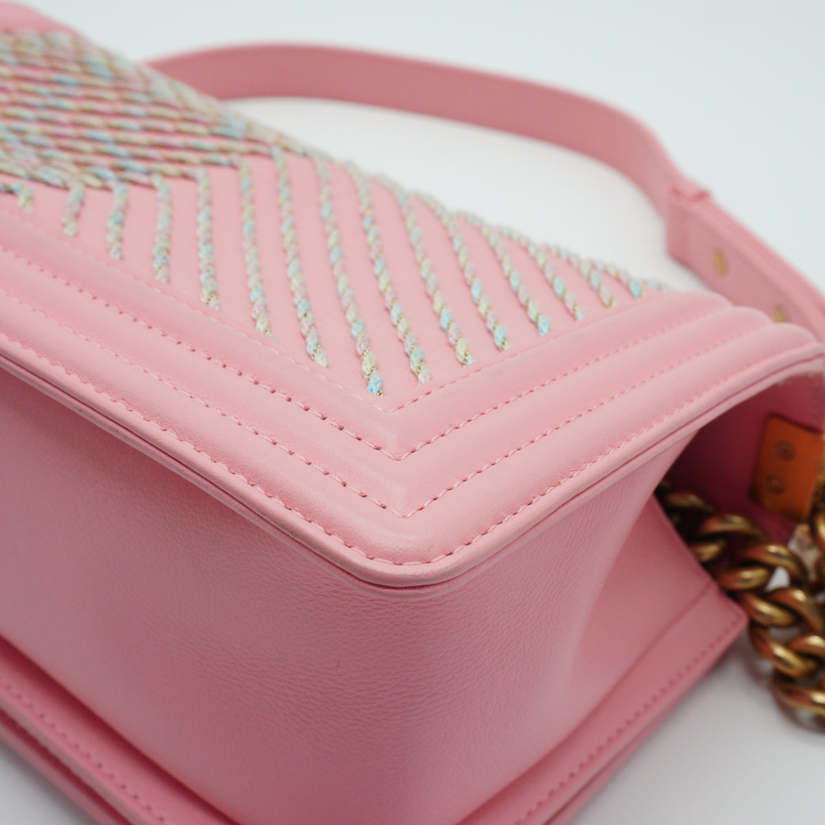 Chanel	Leboy Flap Bag By the Sea Pastel Pink GHW Small