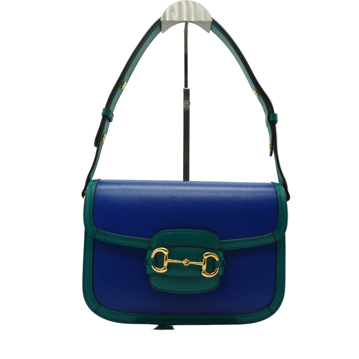 Gucci	Horsebit 1955 Shoulder Bag Imperial Blue Medium GHW