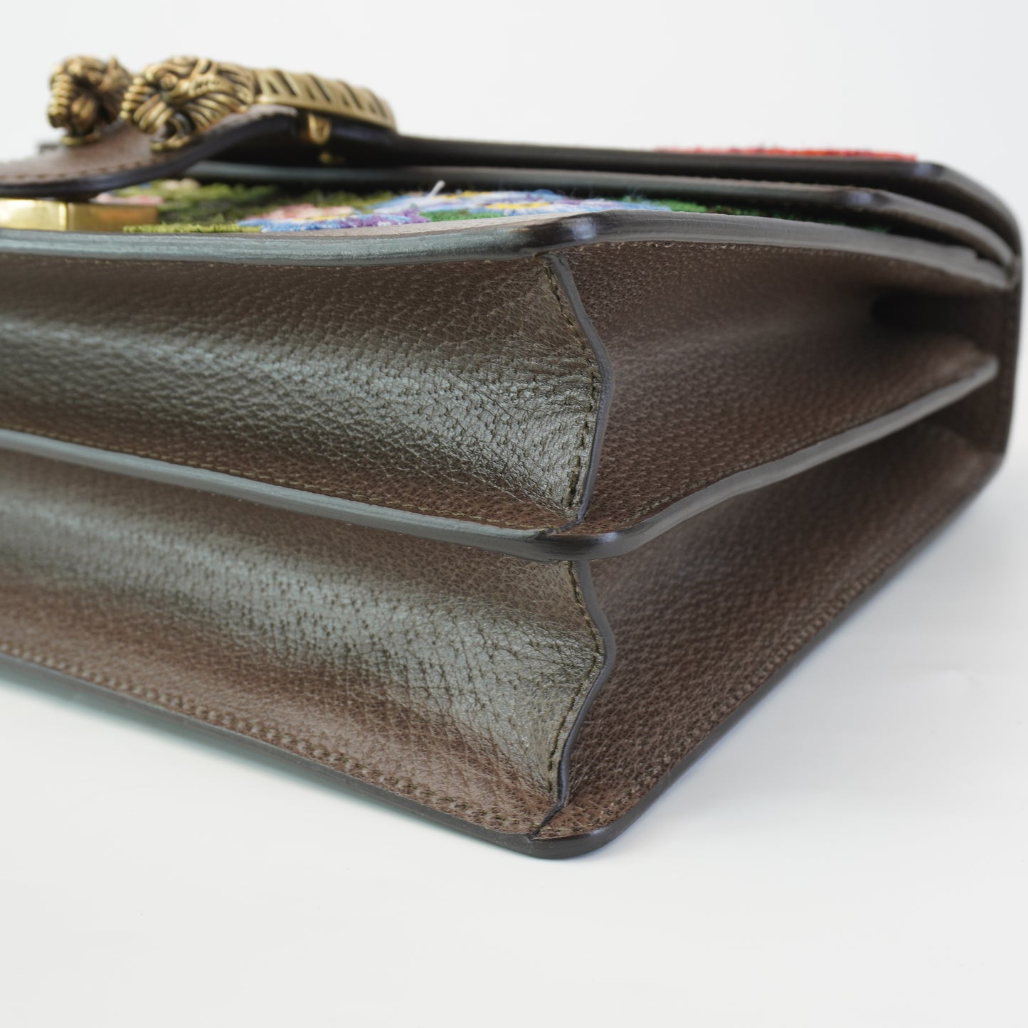 Gucci Dionysus Golden Brown Floral Embroidered Large