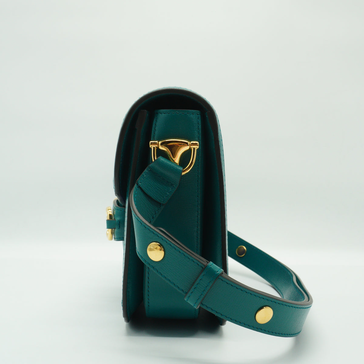 Gucci	Horsebit 1955 Shoulder Bag Imperial Blue Medium GHW