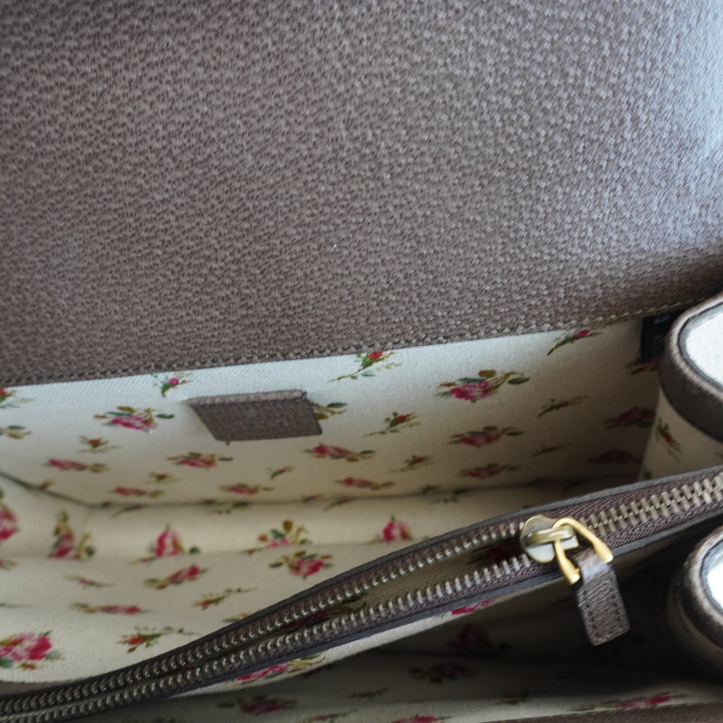Gucci Dionysus Golden Brown Floral Embroidered Large