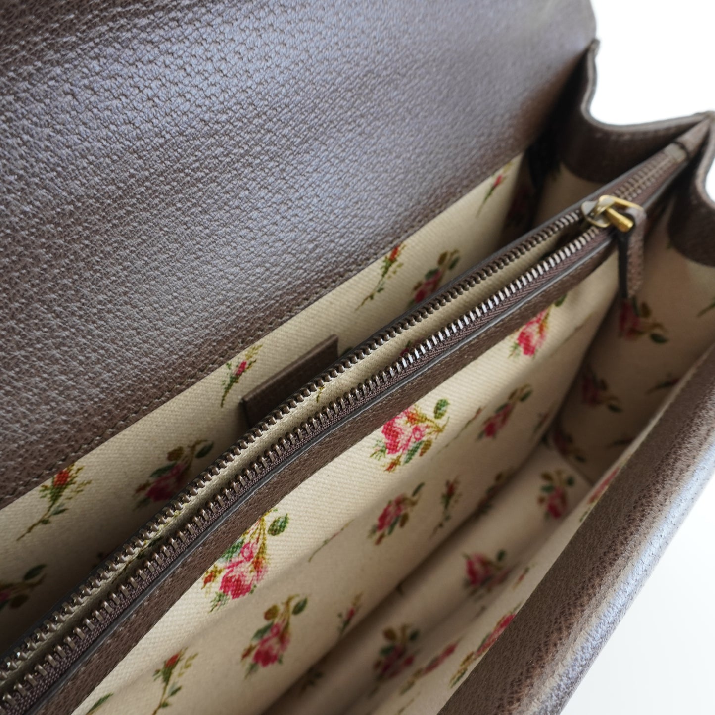 Gucci Dionysus Golden Brown Floral Embroidered Large