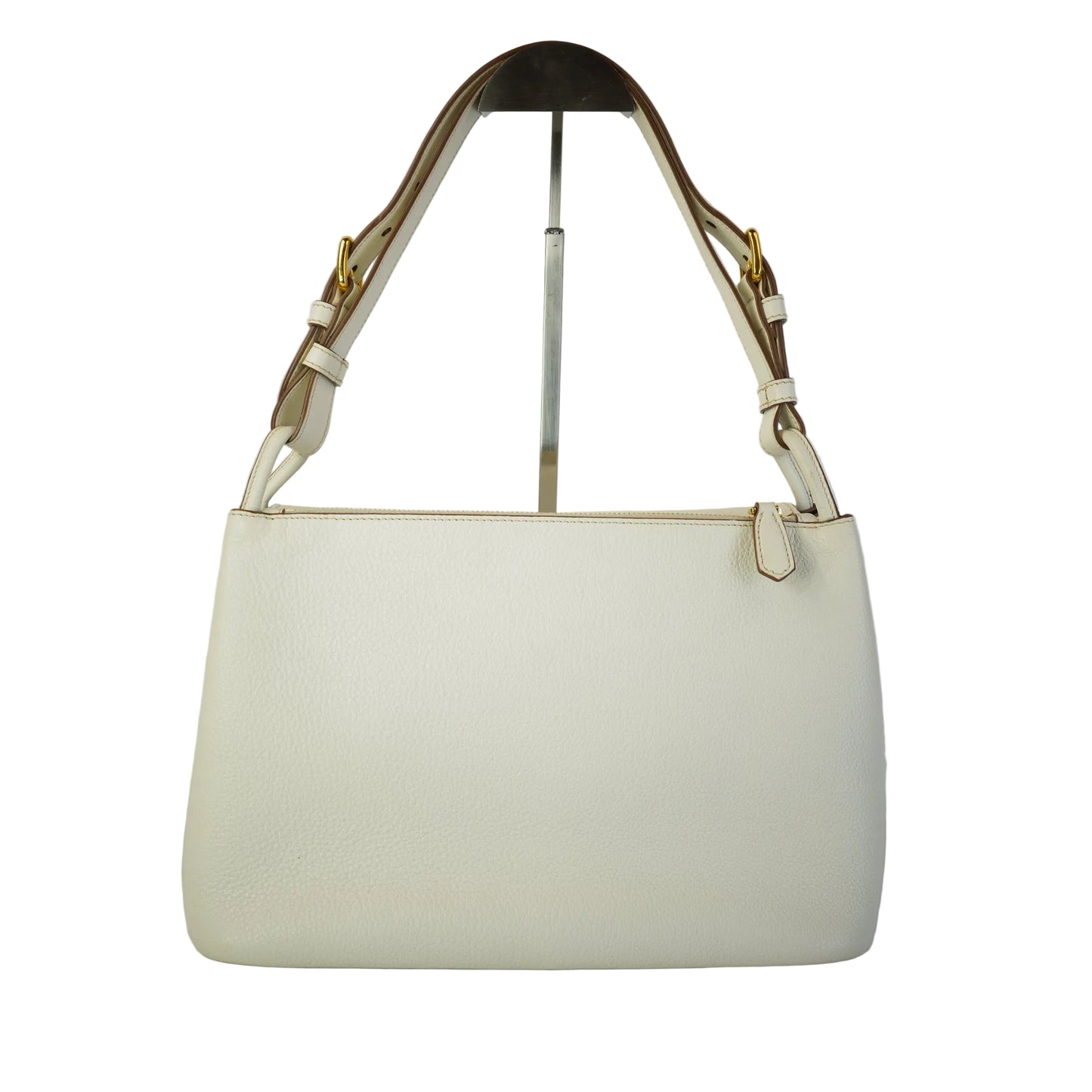Prada Lychee Leather Should Bag GHW Medium