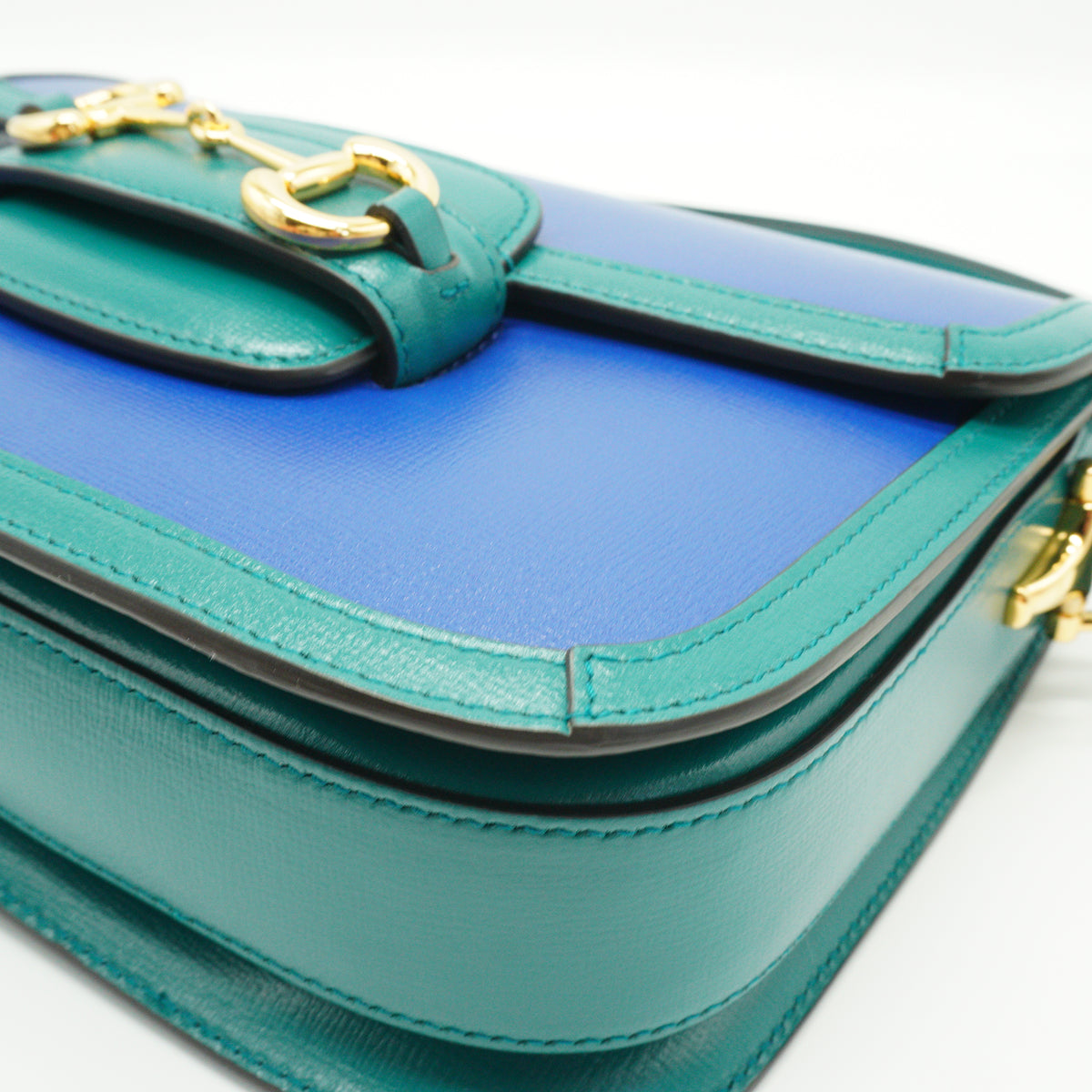 Gucci	Horsebit 1955 Shoulder Bag Imperial Blue Medium GHW