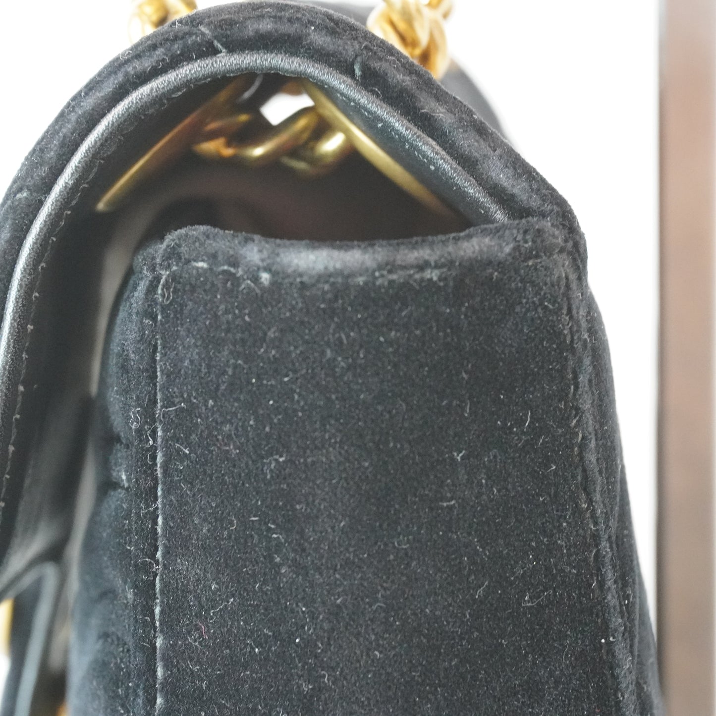 Gucci GG Marmont Metallese Velver Shoulder  Bag