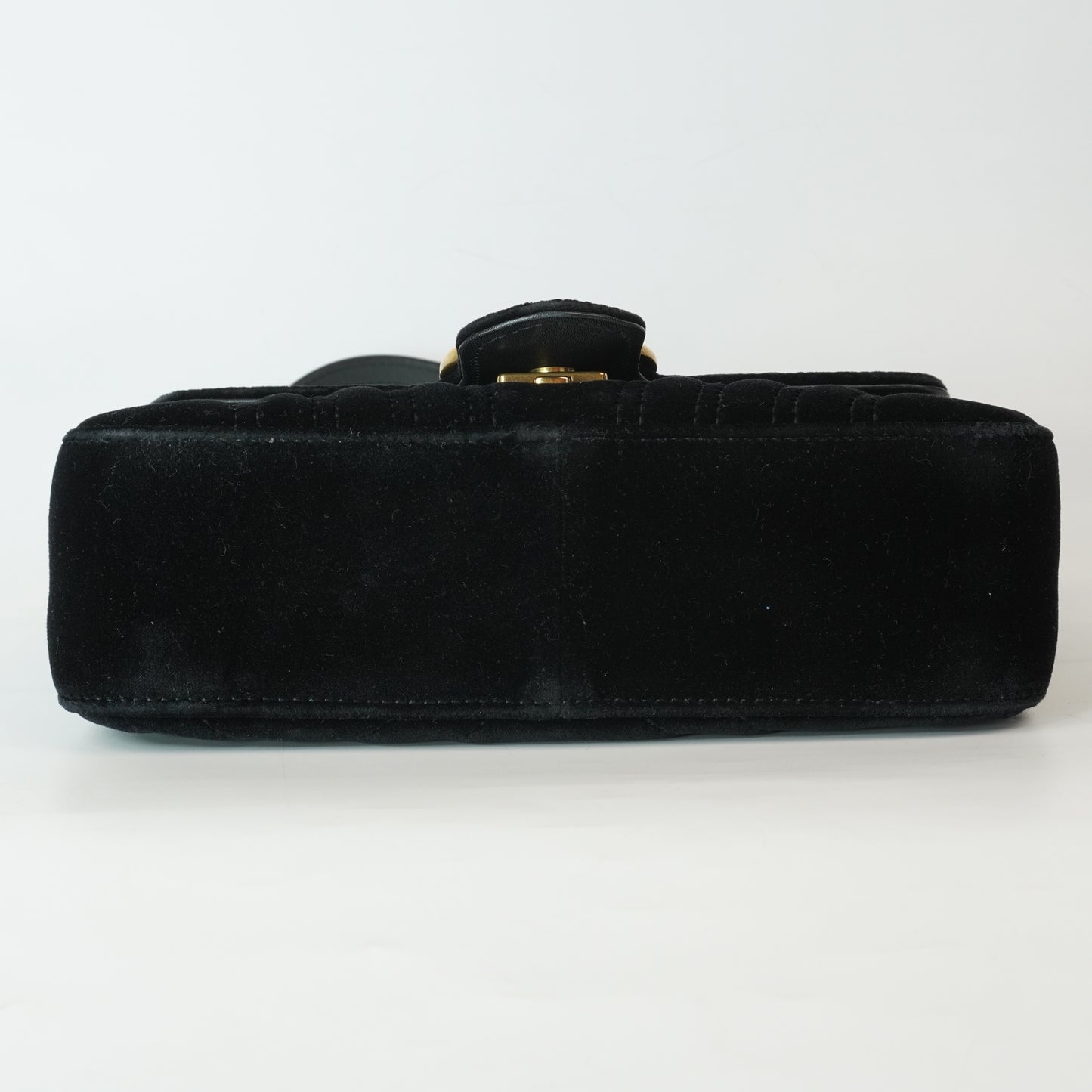 Gucci GG Marmont Metallese Velver Shoulder  Bag