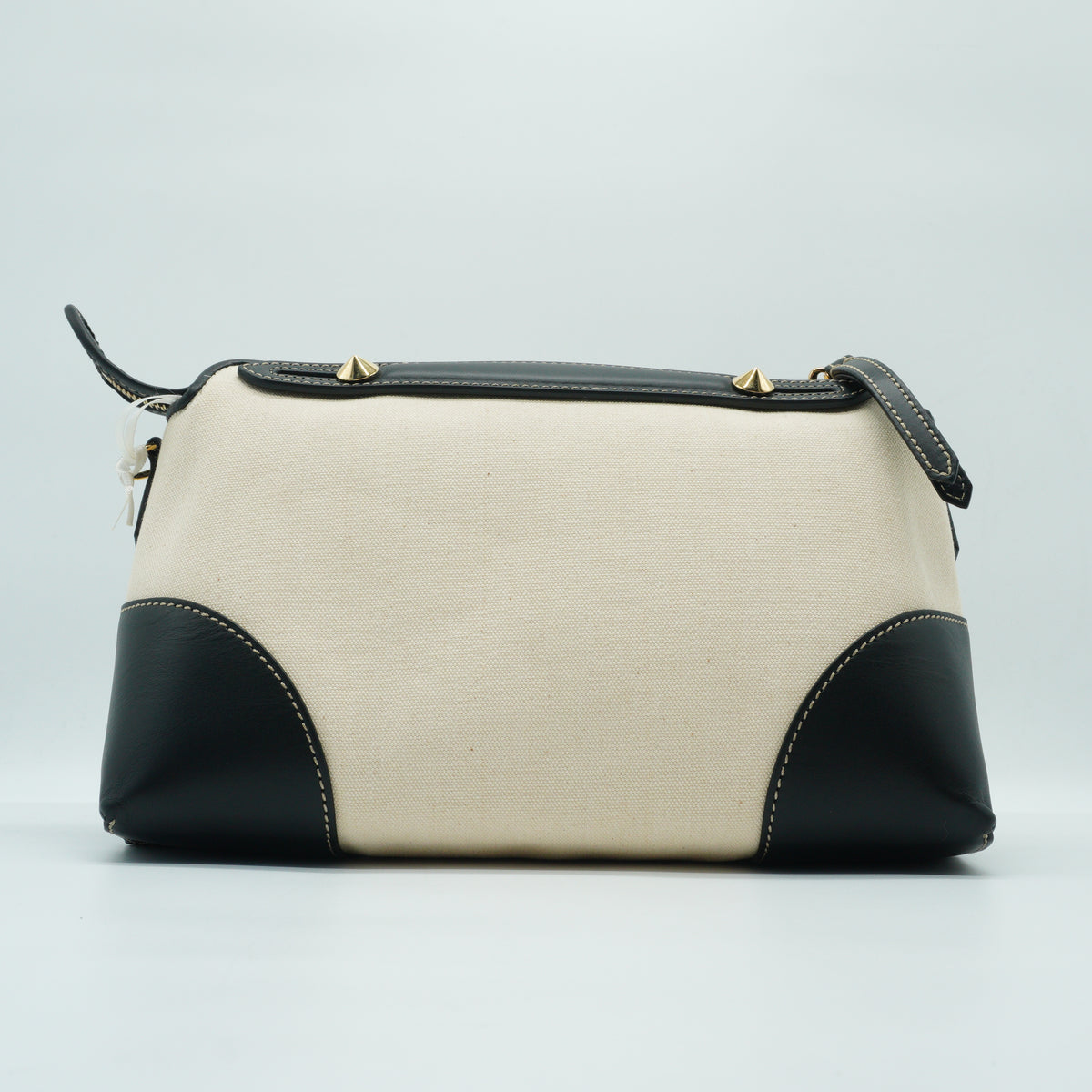 Fendi	By the Way Canvas & Leather Boston Bag Medium GHW