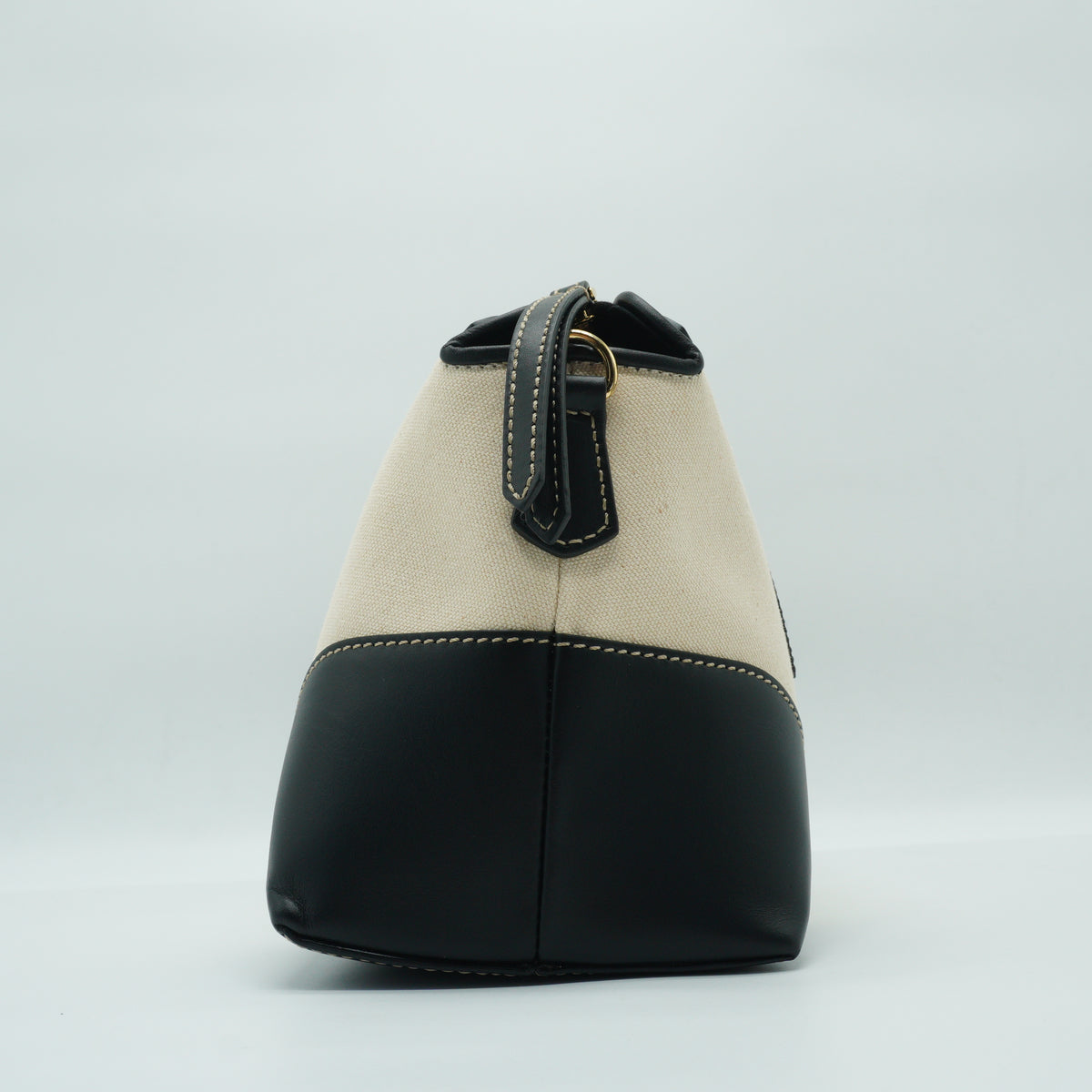 Fendi	By the Way Canvas & Leather Boston Bag Medium GHW