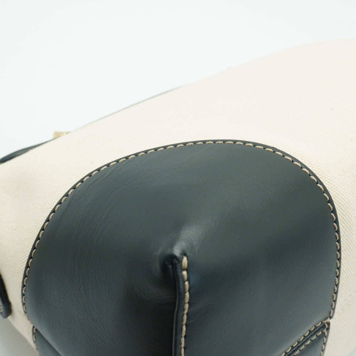 Fendi	By the Way Canvas & Leather Boston Bag Medium GHW