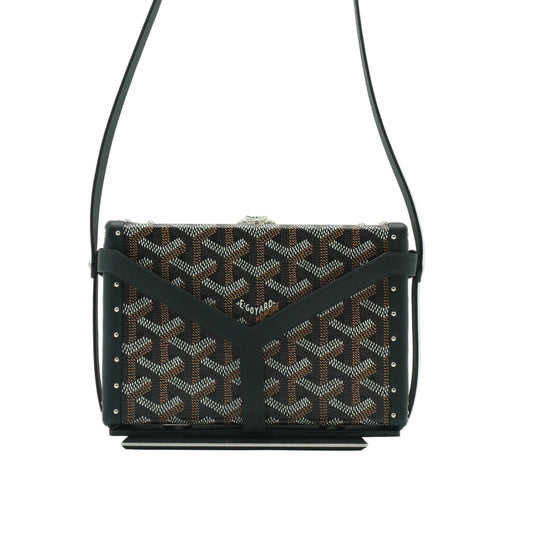 Goyard	Goyardine Minaudiere Small Trunk Bag SHW