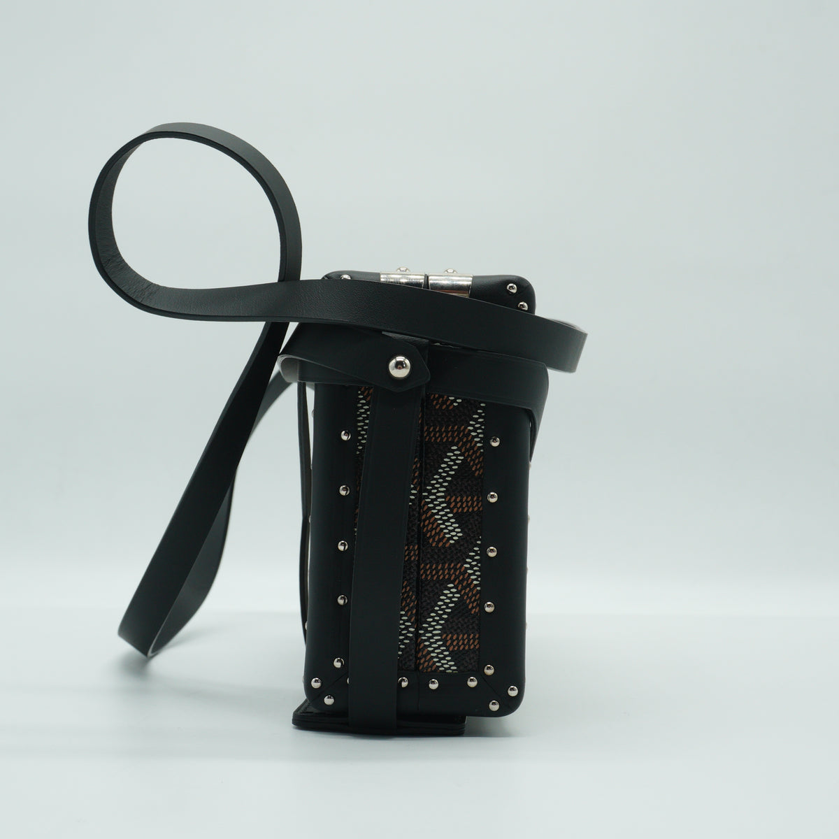 Goyard	Goyardine Minaudiere Small Trunk Bag SHW