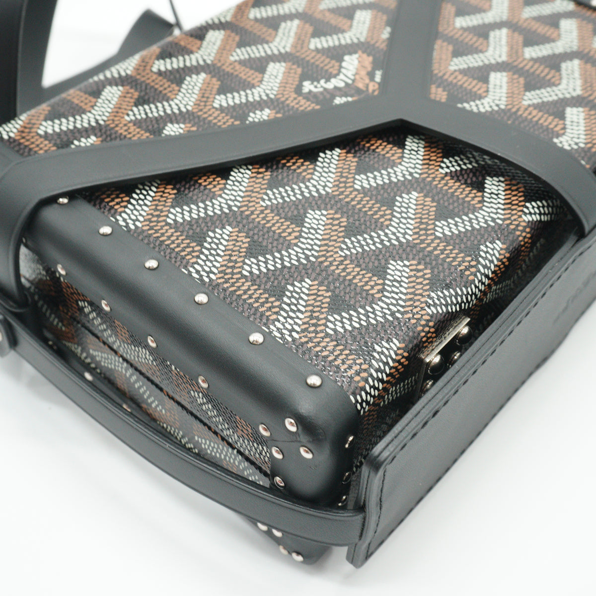 Goyard	Goyardine Minaudiere Small Trunk Bag SHW