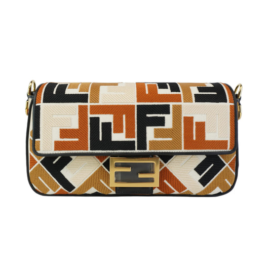 Fendi Baguette Multicolor FF Embroided