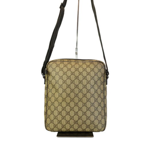 Gucci GG Supreme Mono Messenger Bag Small SHW