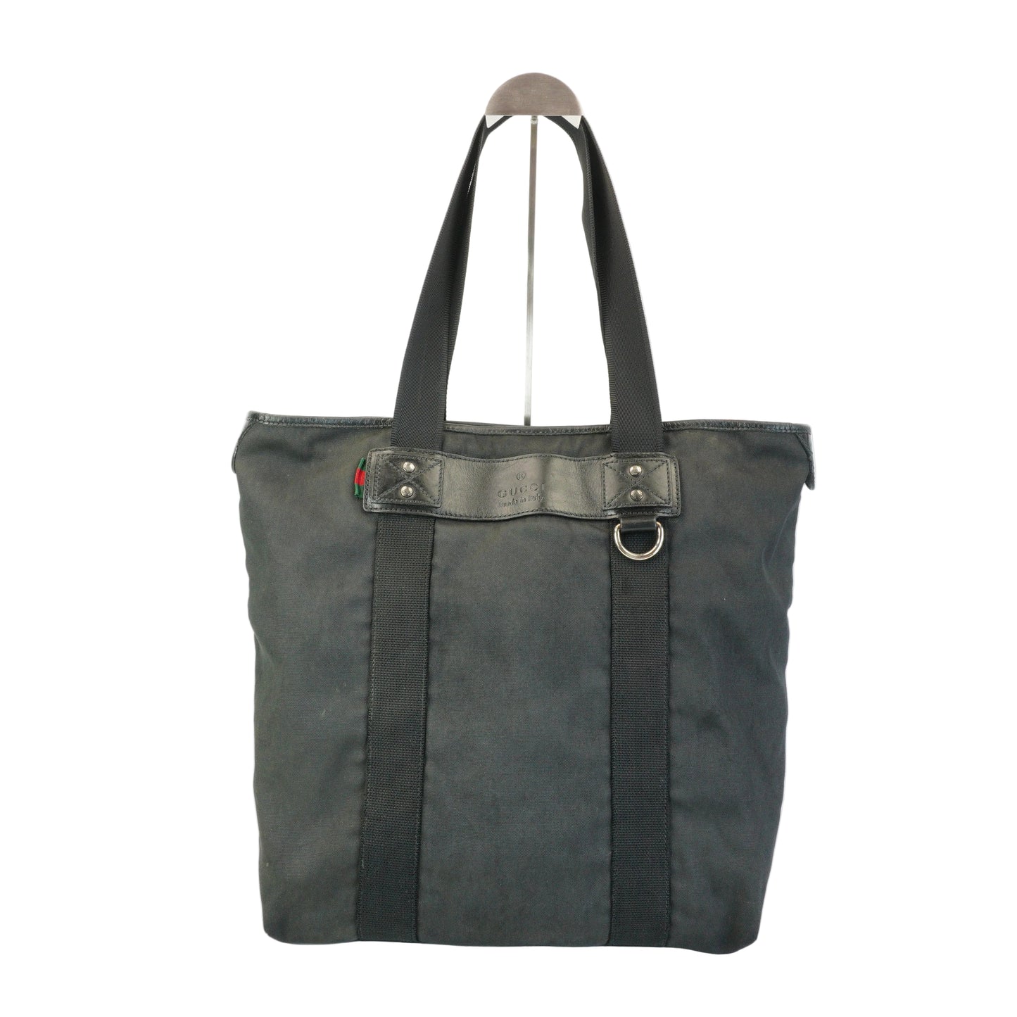 Gucci Nylon Tote Black Large SHW