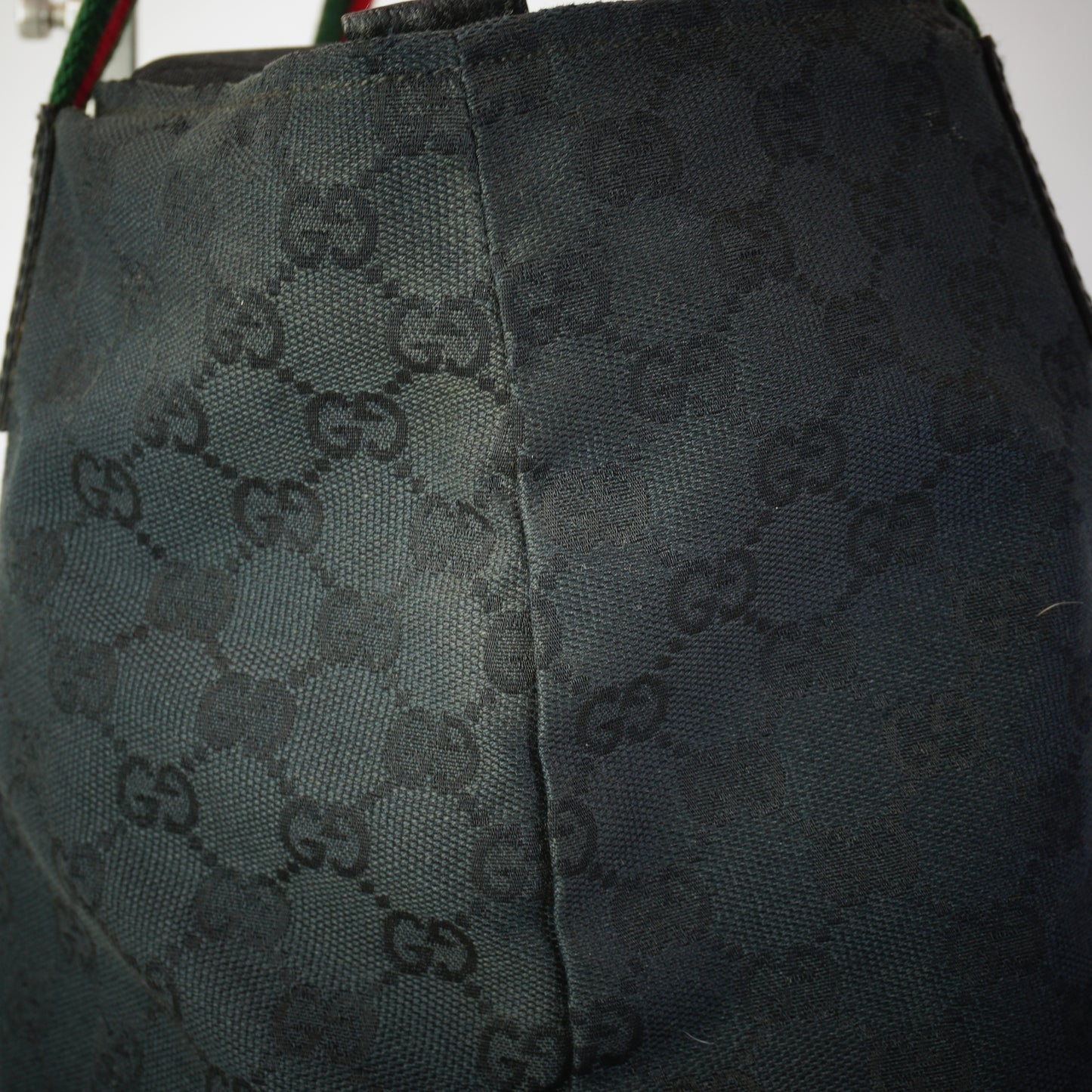 Gucci Sherrly Line Web Tote Bag