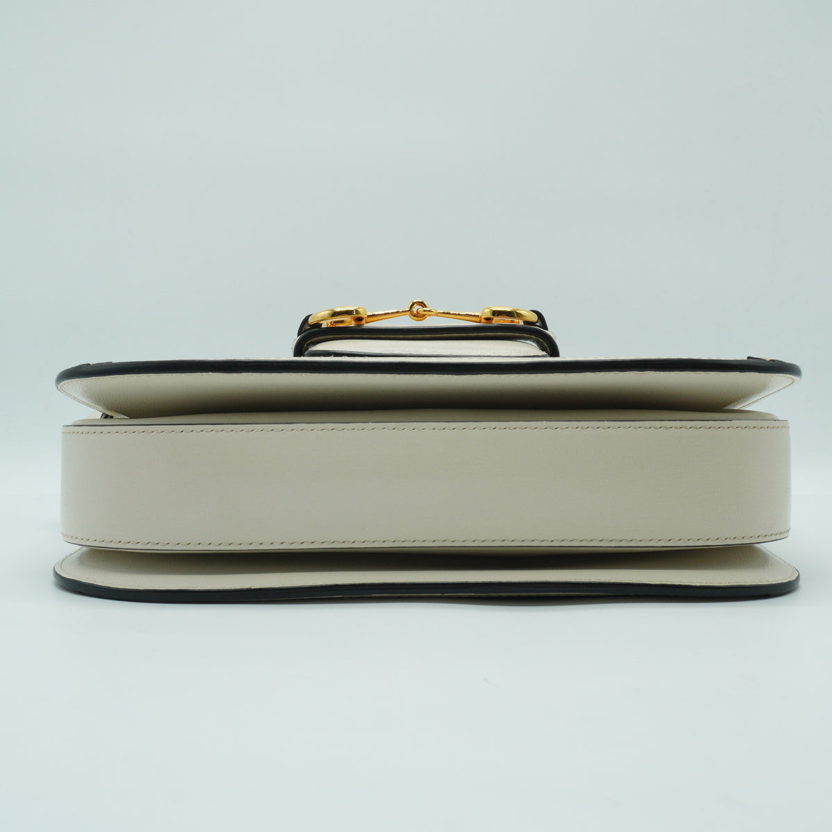 Gucci	Horsebit 1955 Medium Shoulder Bag Beige/White GHW