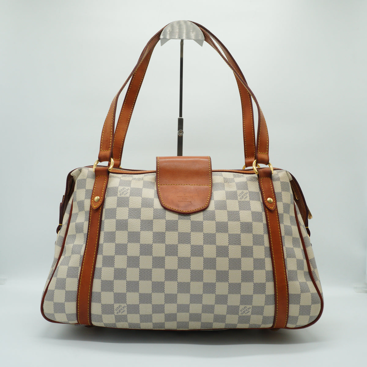 Louis Vuitton	Stresa PM Damier Azur Shoulder Bag GHW