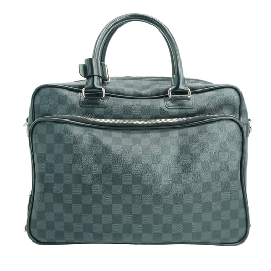 Louis Vuitton Graphite Icare Briefcase Bag SHW large