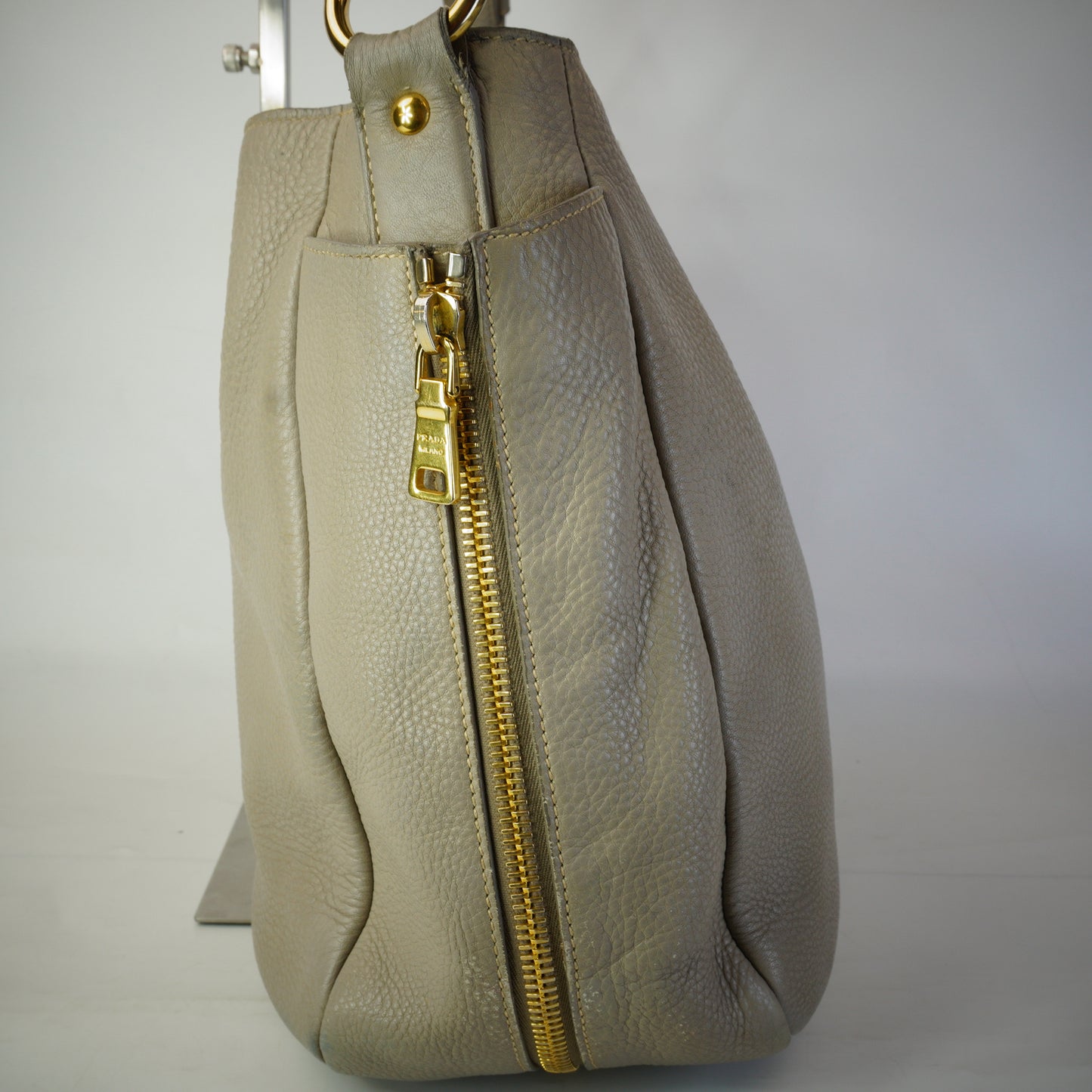 Prada Prada Vitello Daino  GHW Large