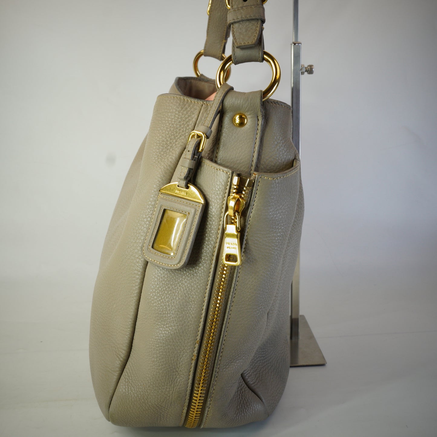 Prada Prada Vitello Daino  GHW Large