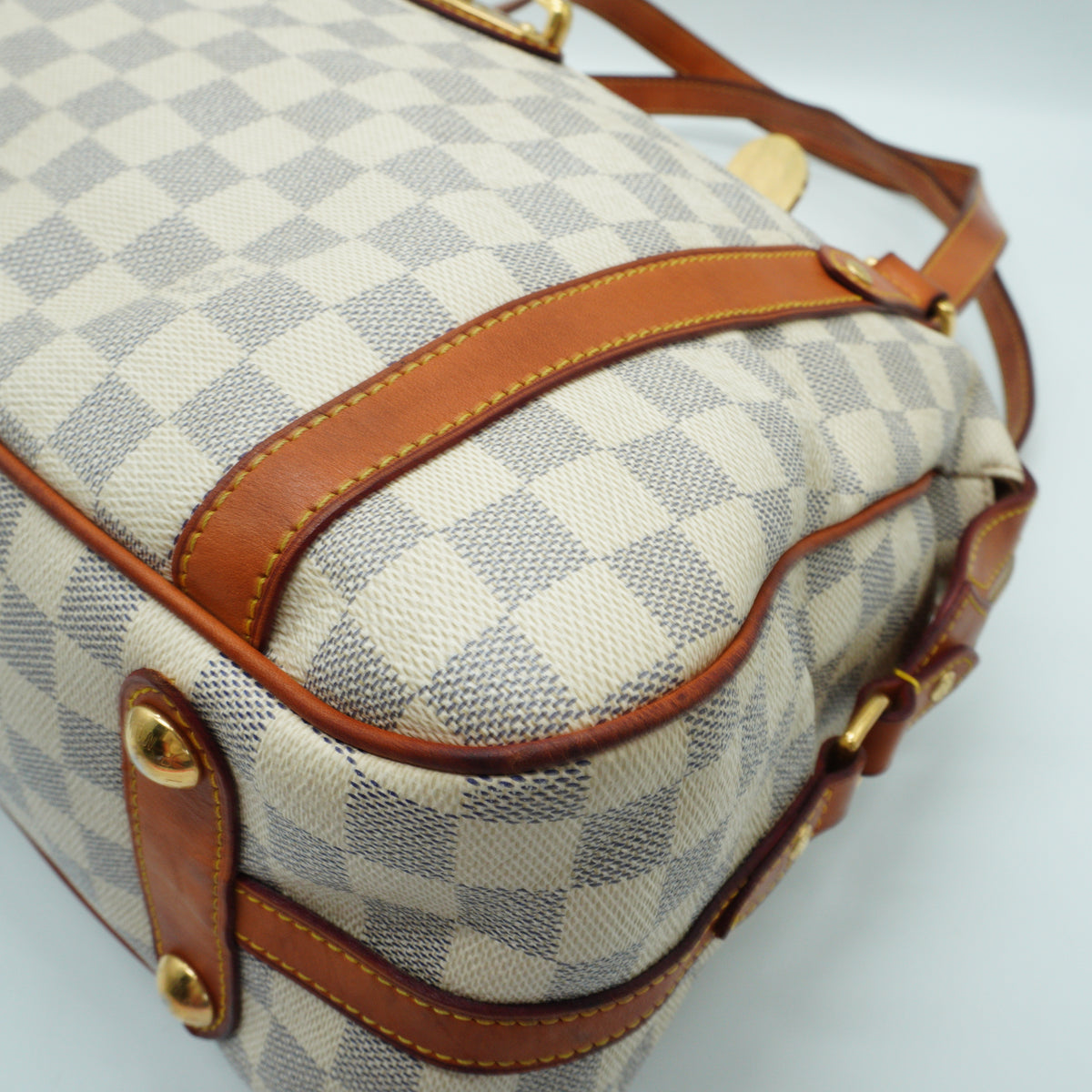 Louis Vuitton	Stresa PM Damier Azur Shoulder Bag GHW