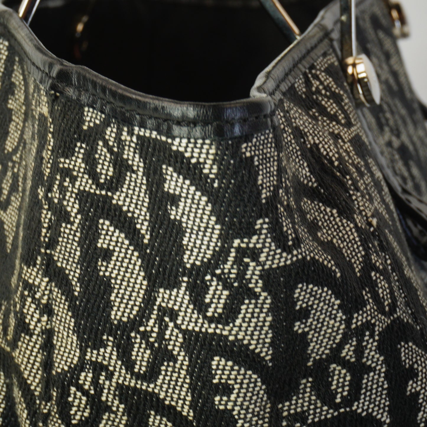 Dior	Trotter Jacquard canvas tote SHW Medium