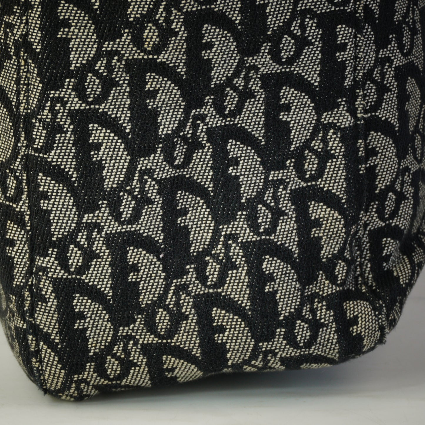 Dior	Trotter Jacquard canvas tote SHW Medium