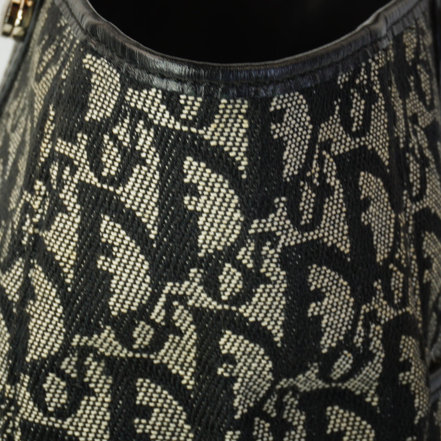 Dior	Trotter Jacquard canvas tote SHW Medium