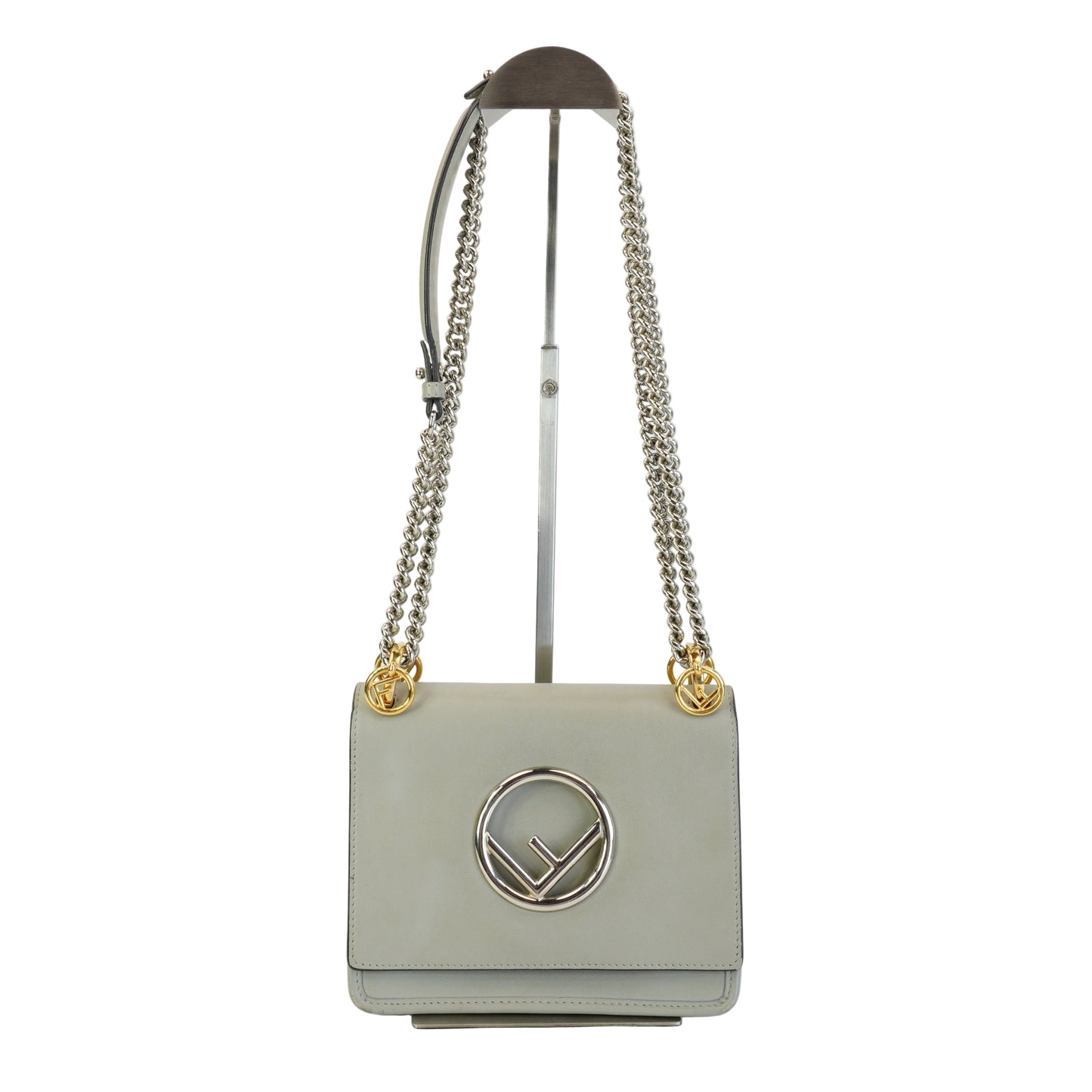 Fendi Leather Kan I F Small SHW